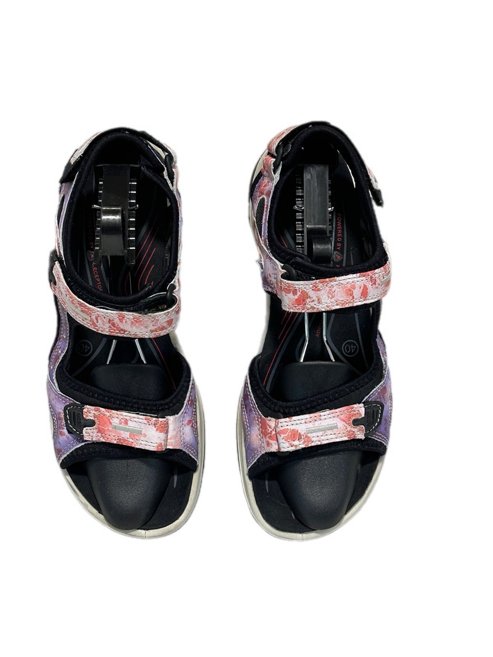 ECCO Offroad Women's Nubuck Yucatan Walking Outdoor Sandal Pink Purple Size 40 - Picture 4 of 12
